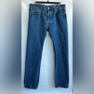 Levi's 501 Dark Wash Size W34/L34 Button Fly.